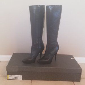 Via Spiga black calf dress boots.  SZ 7